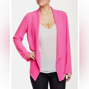 Hot pink lightweight LUSH blazer